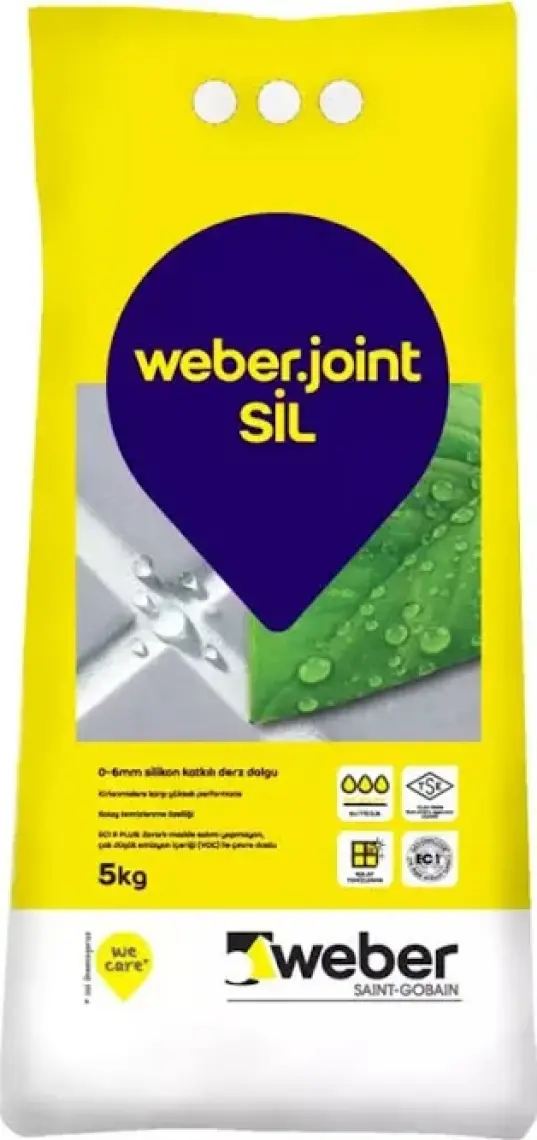 Weber Silikonlu Derz Dolgusu 5 Kg Beyaz