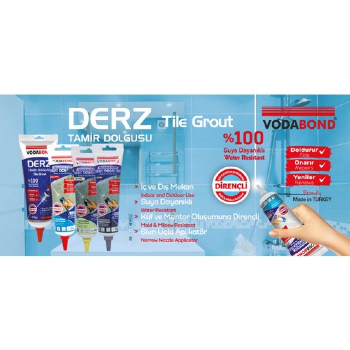 Vodabond Hazır Derz Dolgu 400 gr Fayans Seramik Tamir Dolgusu
