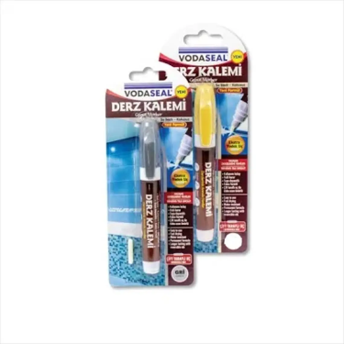 Vodaseal Derz Çizgisi Yenileme Kalemi Tekli Gri