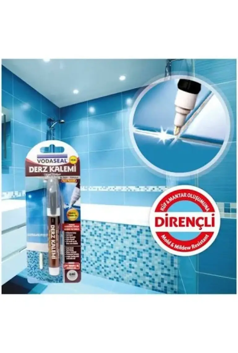 Vodaseal Derz Çizgisi Yenileme Kalemi Tekli Gri