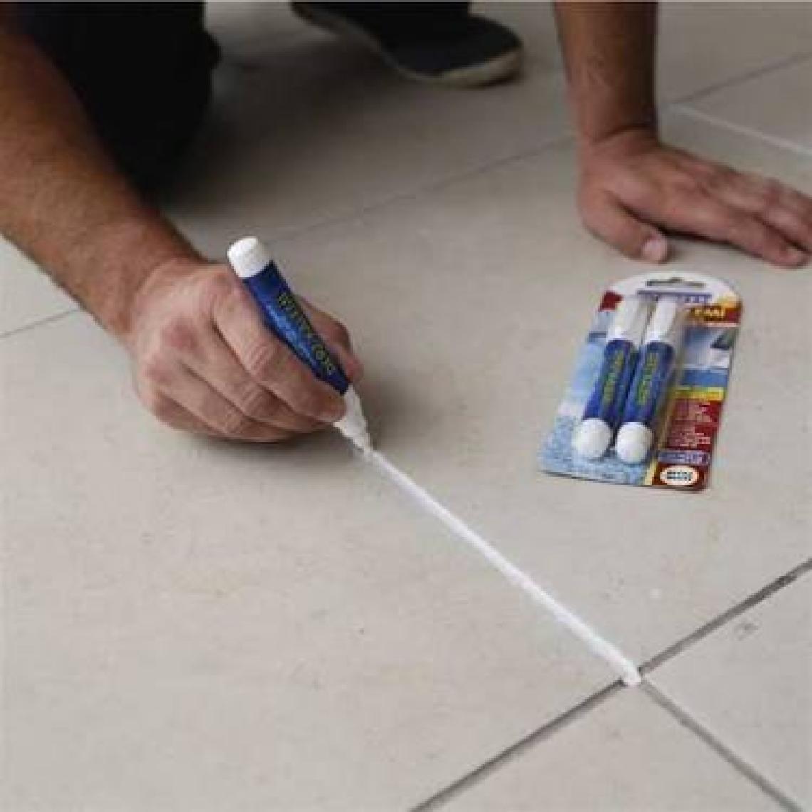 Vodaseal Fayans Derz Kalemi Yedek Uçlu Beyaz 2 li Set