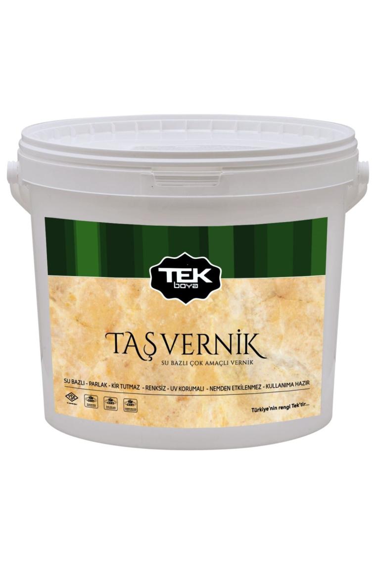Tek Boya Su Bazlı 2.5 lt Taş Vernik