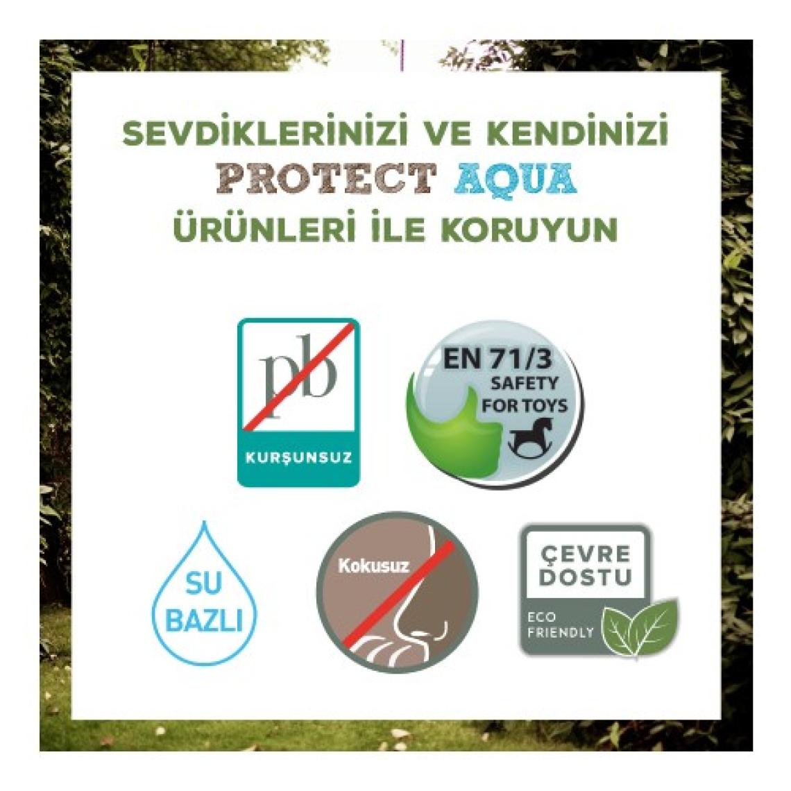 Ünlü Protect Aqua Su Bazlı Dış Cephe Vernik 2,5 Lt