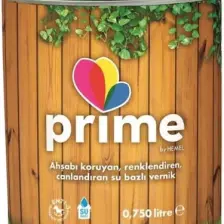 Hemel Prime Su Bazlı Koruyucu Vernik 0,75 Lt  Şeffaf  Renk
