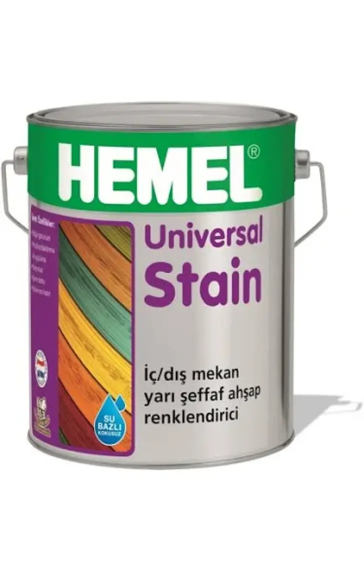 HEMEL Arge Universal Stain Yarı Şeffaf Ahşap Renklendirici Mahogany 2,5 lt