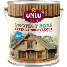ÜNLÜ BOYA Ünlü Protect Aqua Su Bazlı Dış Cephe Vernik 2,5 Lt