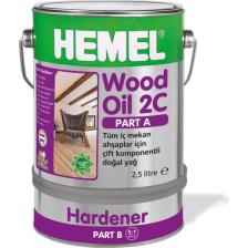 HEMEL  Wood Oil 2C Çift Komponentli Doğal Yağ Chocolate 300 gr