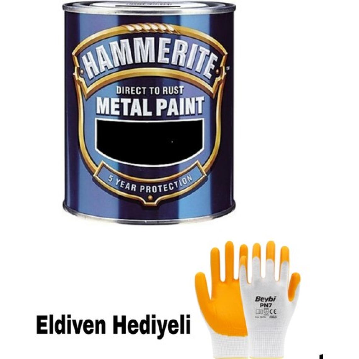 Hammerite Çekiçlenmiş Görünümlü Boya 2,5 Lt Gri
