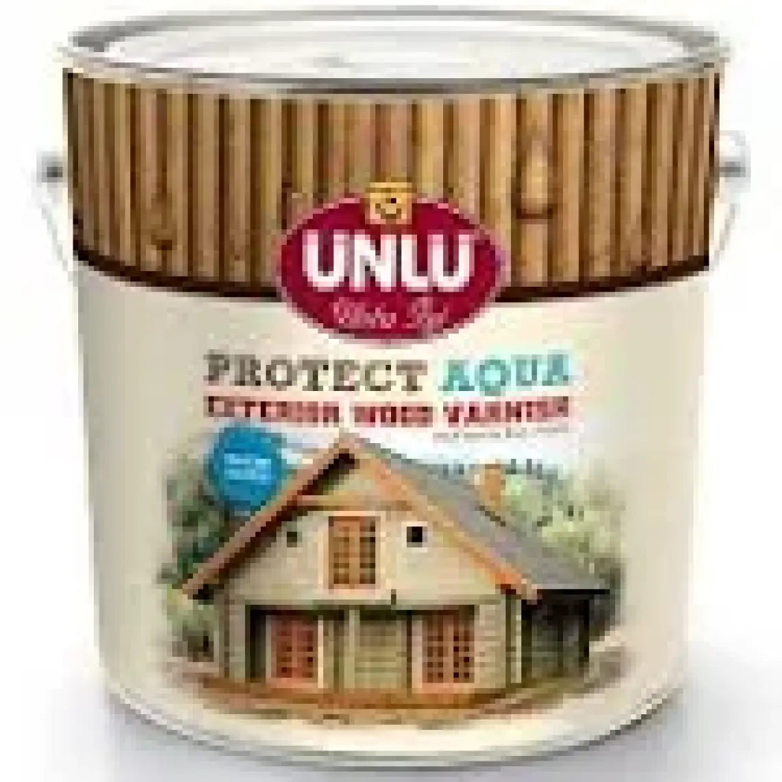 Ünlü Protect Aqua Su Bazlı Dış Cephe Vernik 2,5 Lt