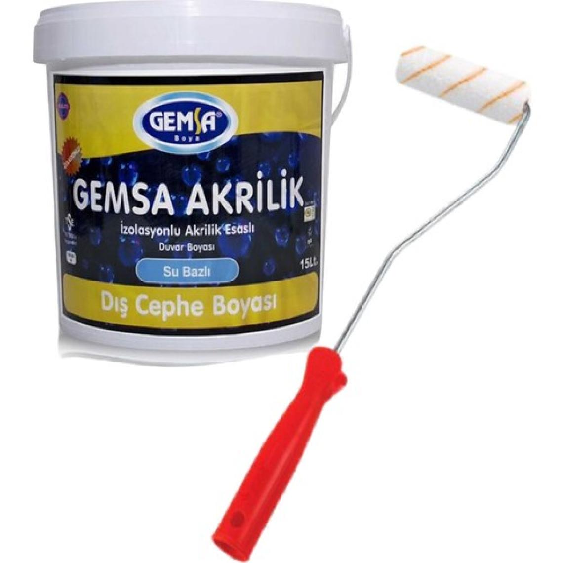 Gemsa Akrilik Dış Cephe Boyası Su Bazlı 3 kg Ihlara