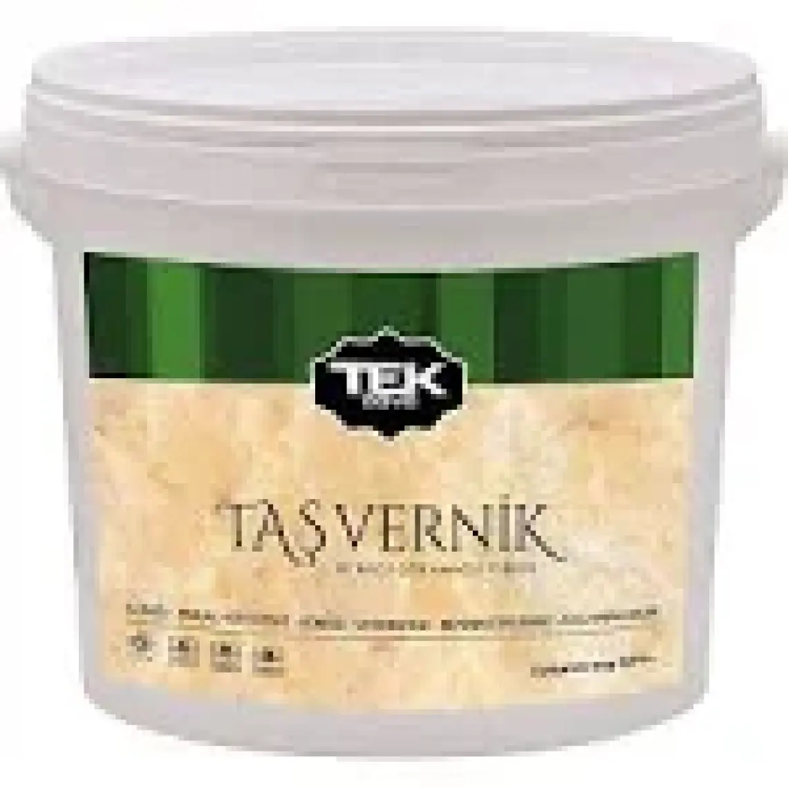 Tek Boya Tek Su Bazlı Taş Vernik Şeffaf 15  lt