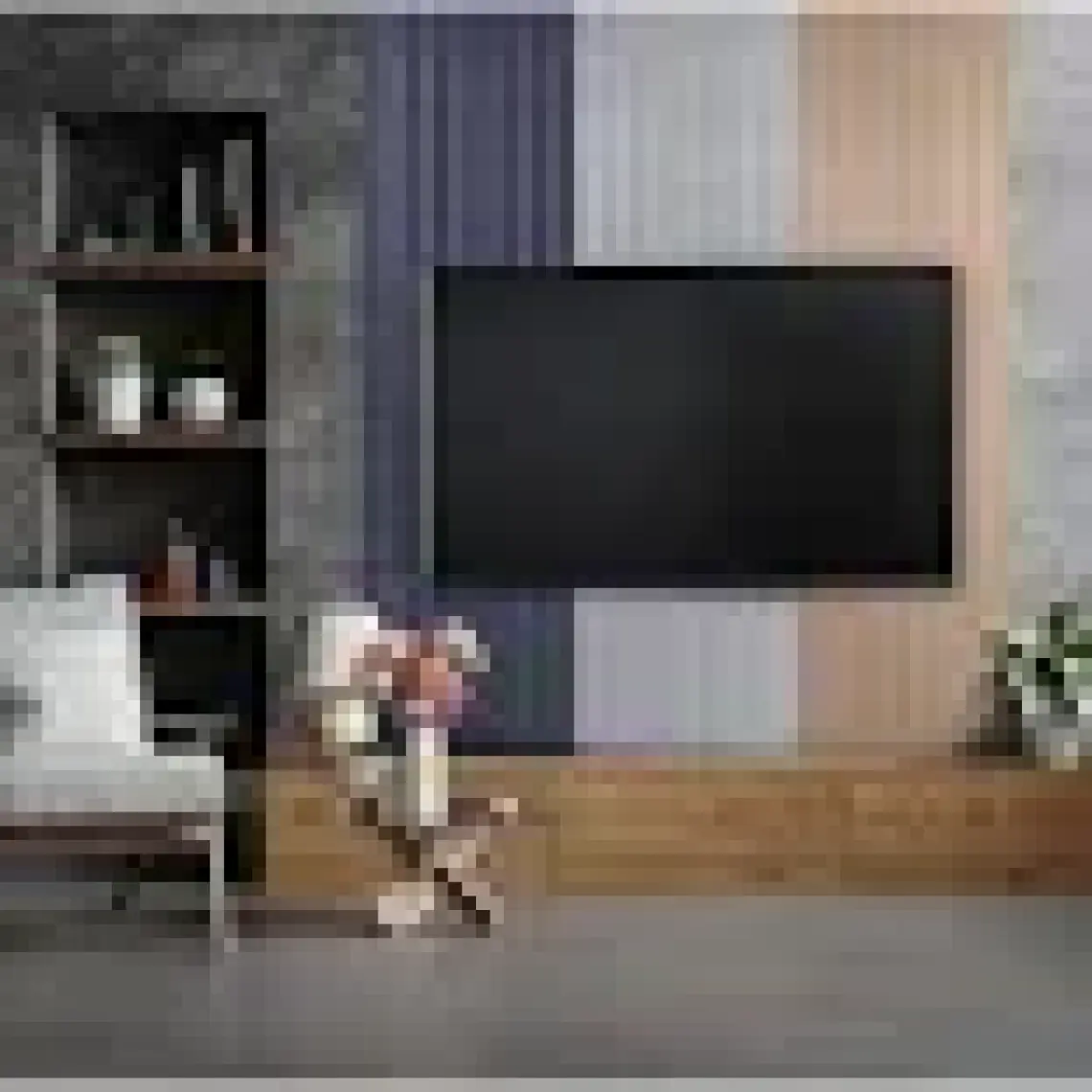 Tink Akustik ve Dekoratif Lambiri Desenli Keçe Panel 45X90 cm / 2 Adet / 0,81 M²