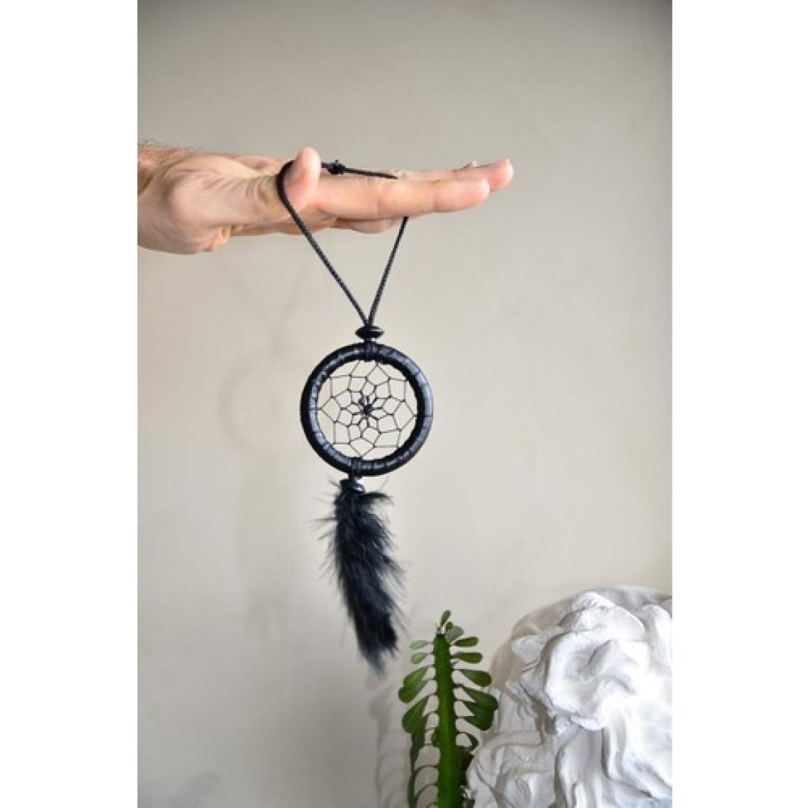 Miamantra Siyah Araba Süsü Rüya Kapanı / Düş Kapanı / Dikiz Ayna Süsü - 6 cm