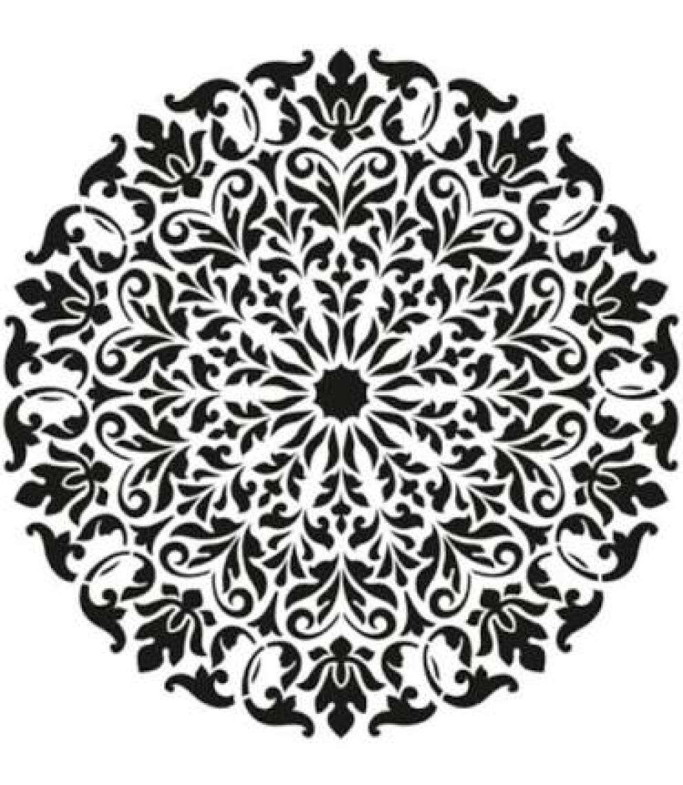 Filli Boya Afilli Stencil A1-1403 Mandala-3 30X30