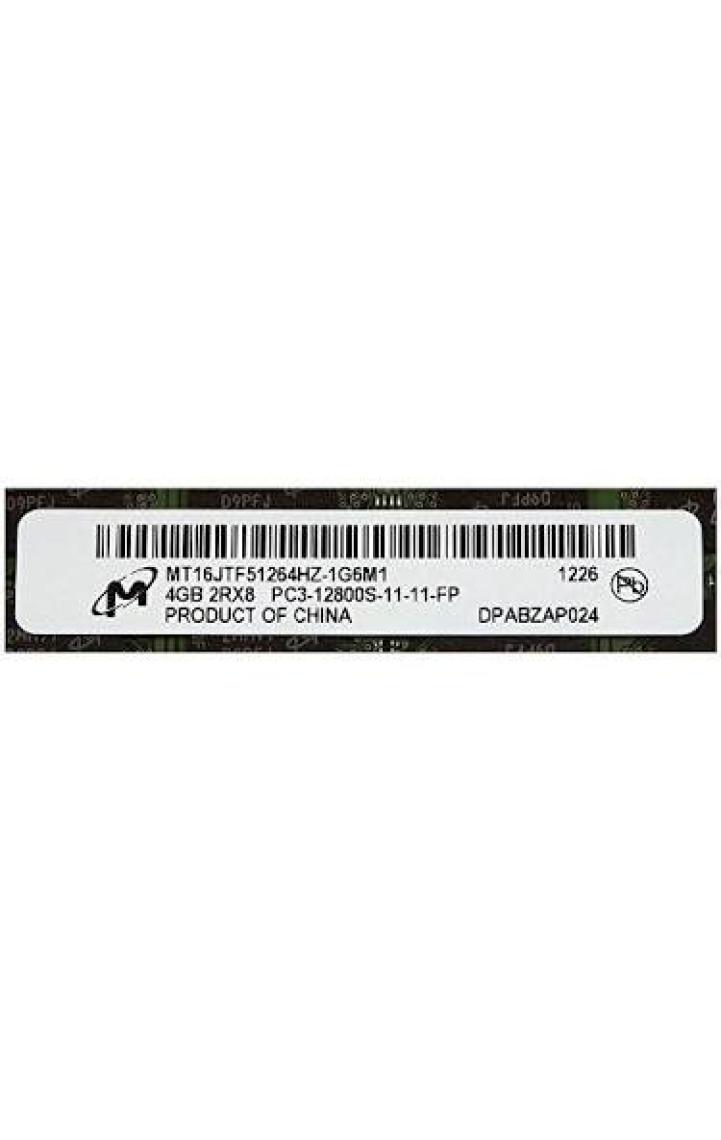 Micron MT16KTF51264HZ-1G6M1 4 GB Ddr3 1600 Mhz CL11 Notebook Ram