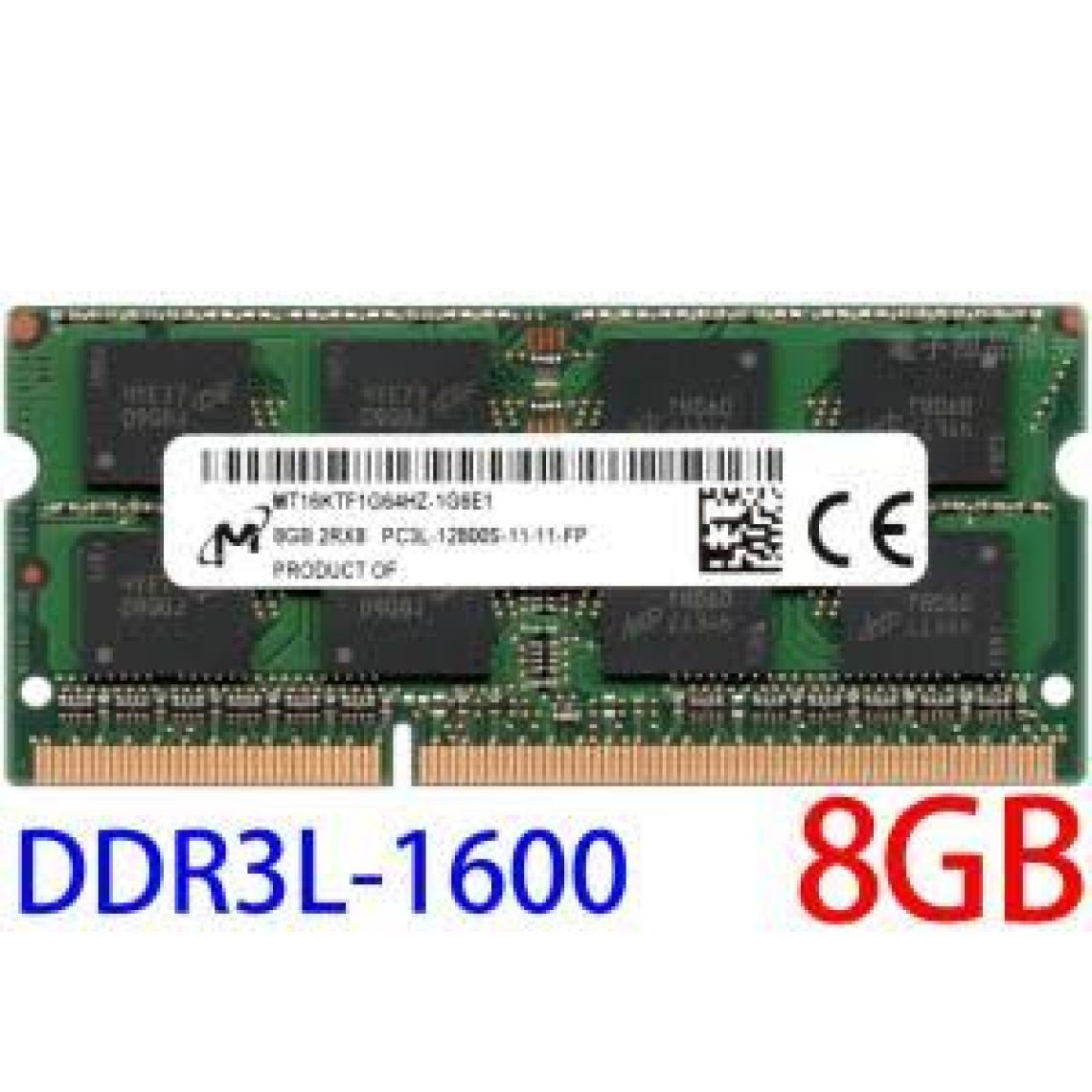 Micron MT16KTF1G64HZ-1G6E1 8 GB Ddr3 1600 Mhz CL11 Notebook Ram Bellek
