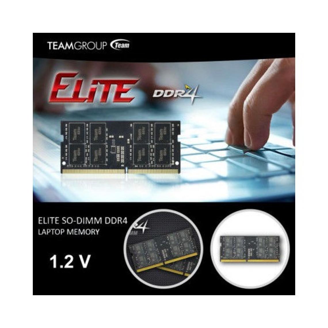 Team Elite 8GB (1x8GB) 3200MHz CL 22 DDR4 Notebook SODIMM Ram (TED48G3200C22-S01)