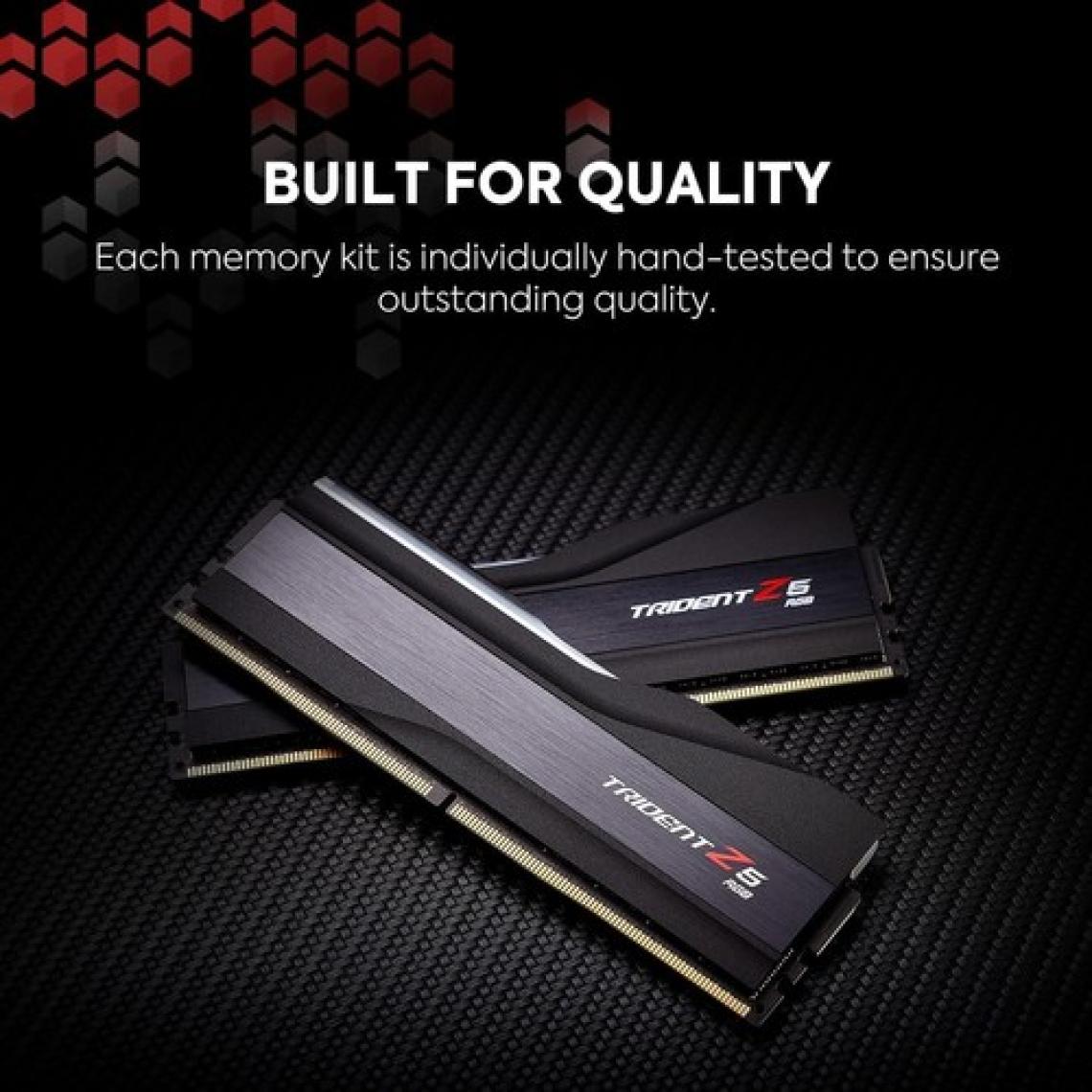 Gskıll Trident Z5 Rgb Siyah DDR5-6800MHZ CL34 96GB (2X48GB) Dual (34-46-46-108) 1,35V