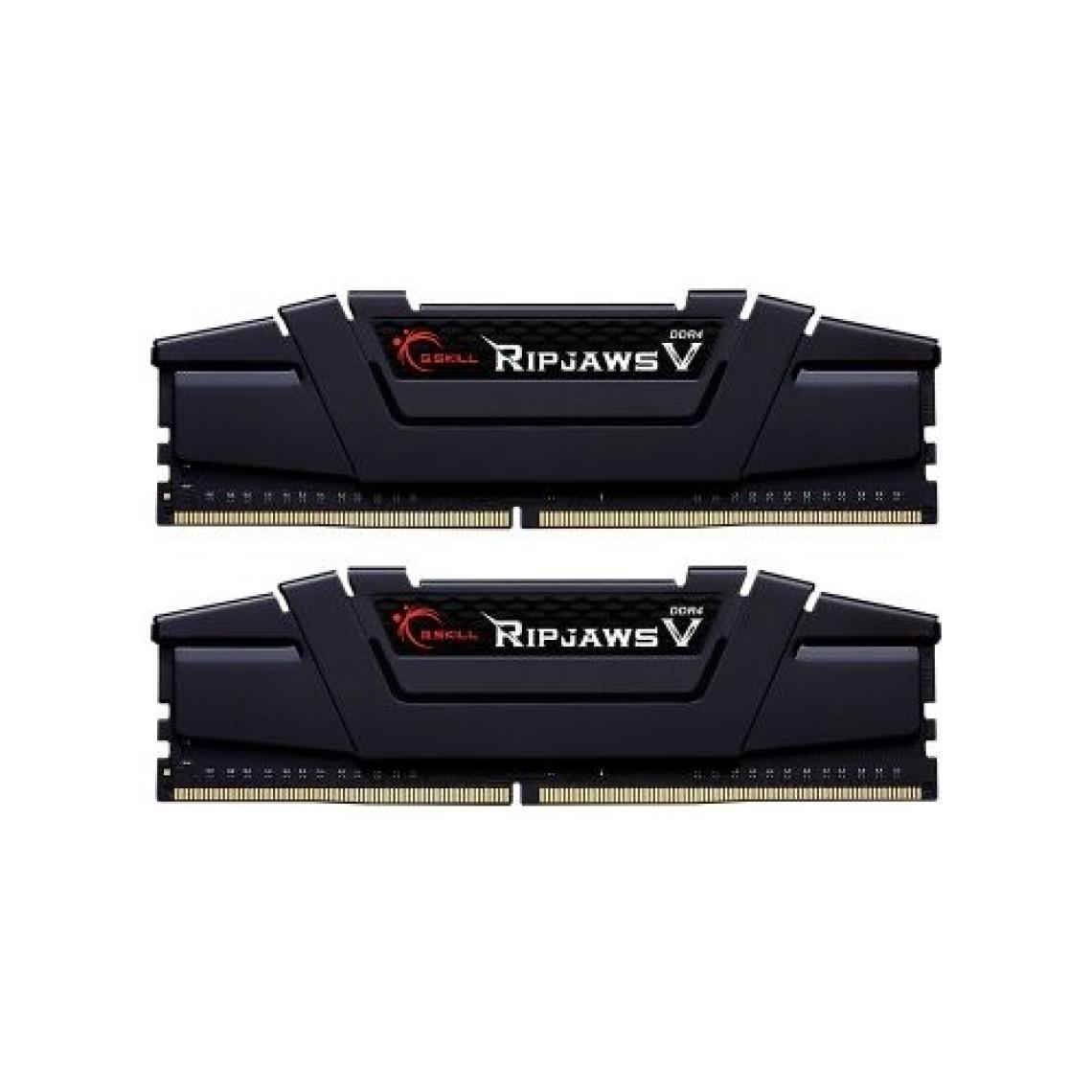 G.Skill RipjawsV Siyah DDR4-4000Mhz CL18 32GB (2X16GB) DUAL (18-22-22-42) 1.40V (F4-4000C18D-32GVK)