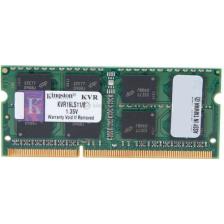Kingston 8 GB 1600MHz DDR3 CL11 SODIMM KVR16LS11/8 Ram