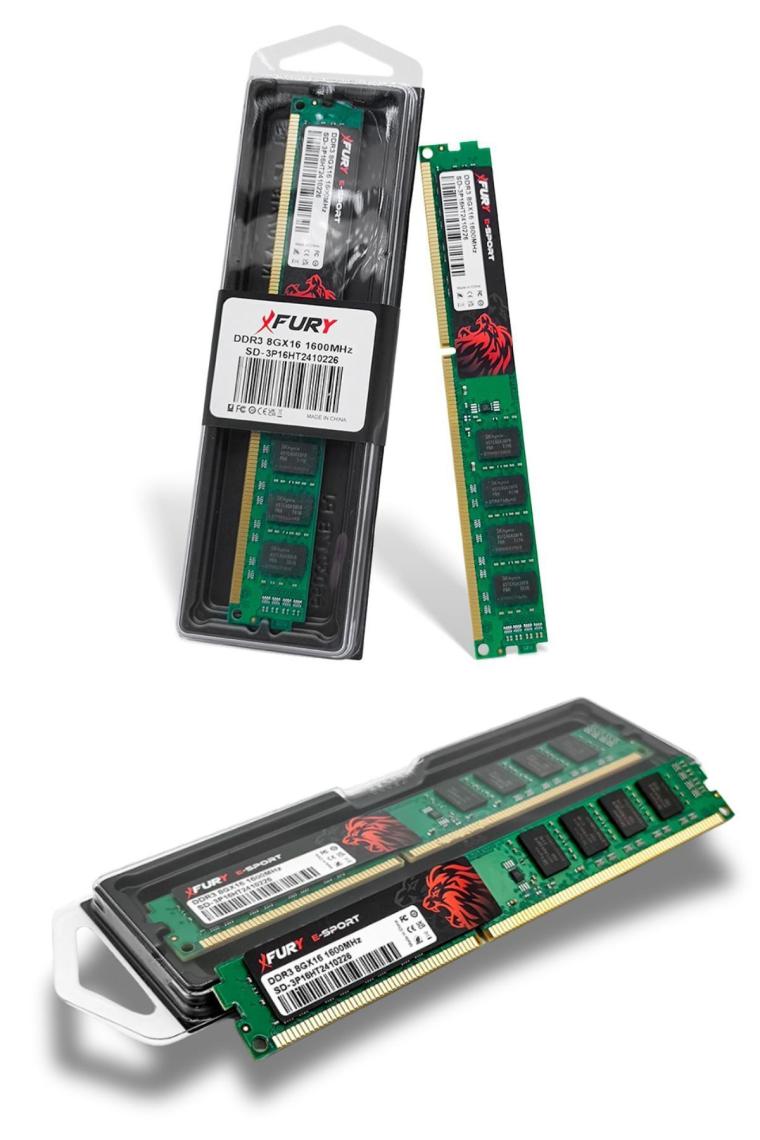 Fury E-Sport Ddr3 8gb 1600MHZ Masaüstü Ram Bellek