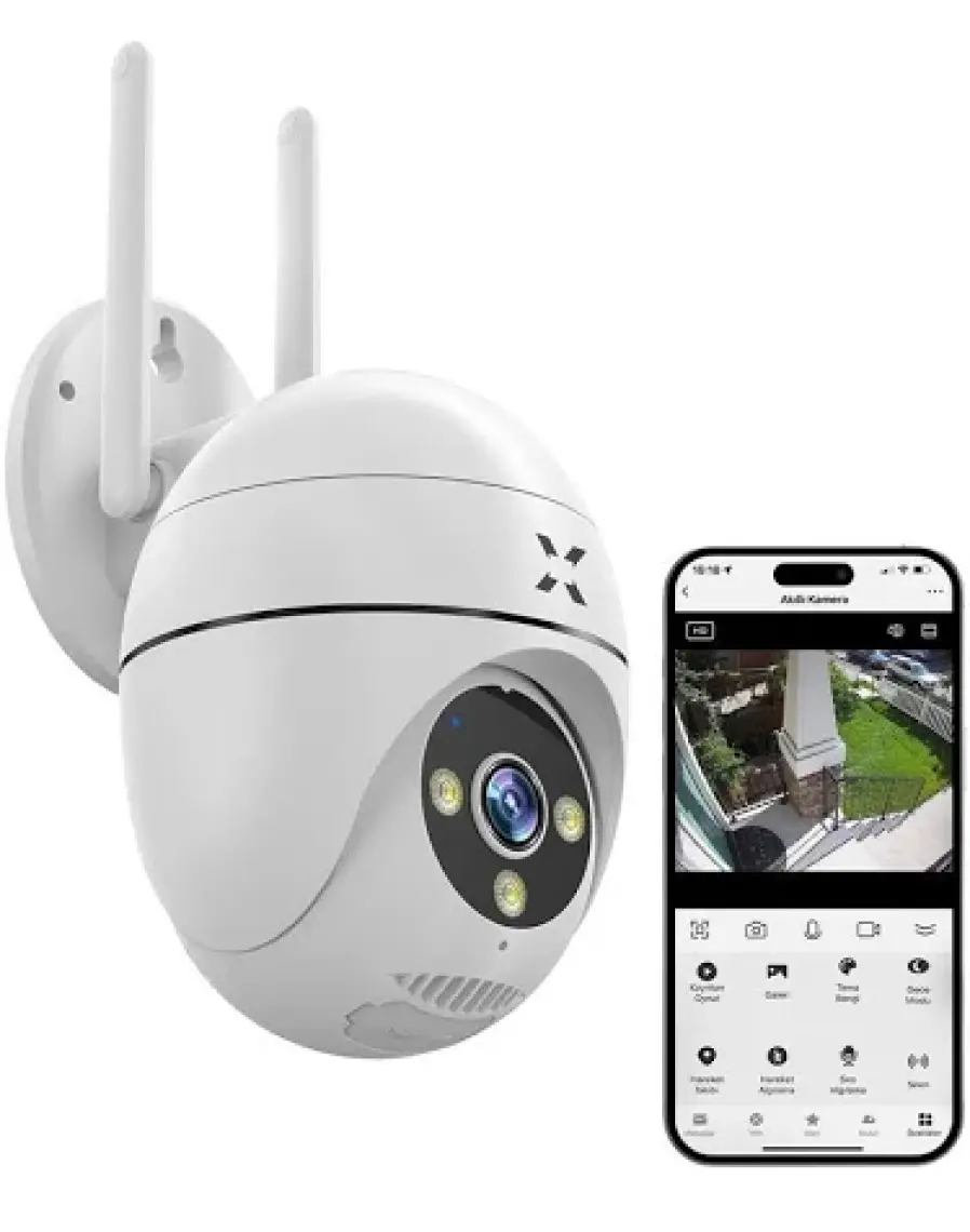 Xenon X7266 Fhd 3mp Gece G. Wı-Fı Guvenlık Kam.