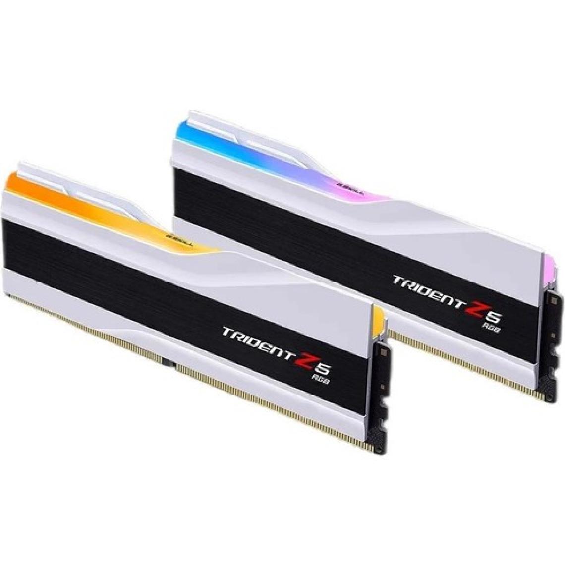 Gskıll Trident Z5 Rgb Beyaz DDR5-6400MHZ CL32 64GB (2X32GB) Dual (32-39-39-102) 1,4V