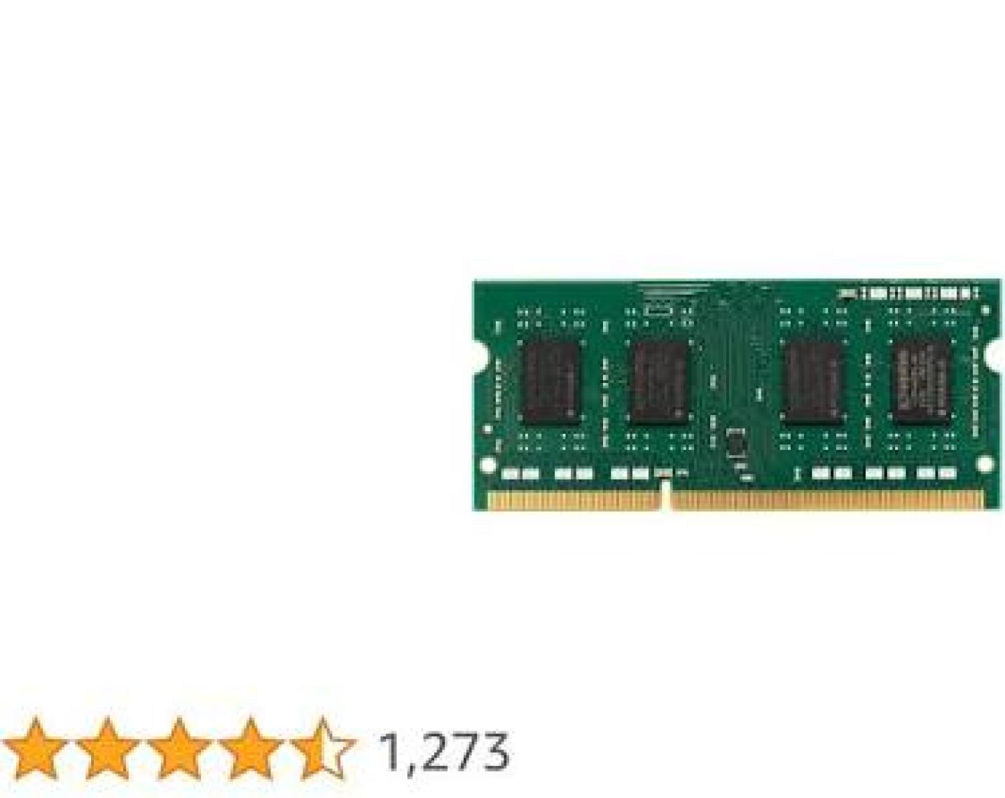 Kingston ValueRam 4GB 1600MHz DDR3 Notebook Ram (KVR16S11S8/4)