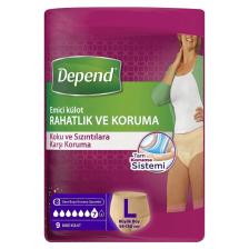 Emici Külot Büyük Boy Kadın 9 Lu