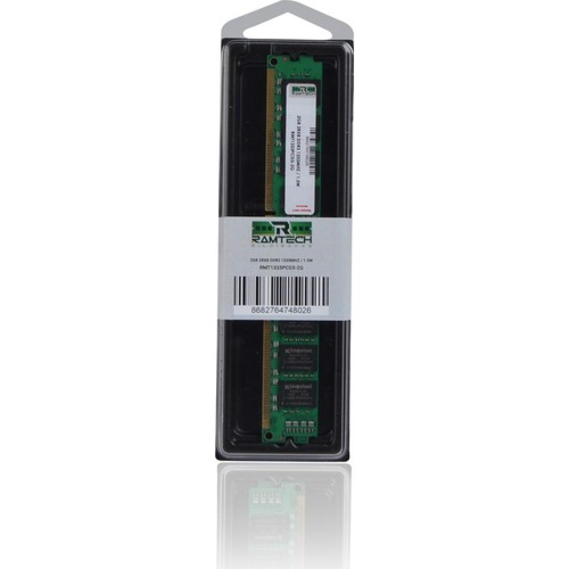 Ramtech RMT1333PCD3-2G 2 GB Ddr3 1333 Mhz Cl9 1.5 V Masaüstü Pc Ram RMT1333PCD3-2G