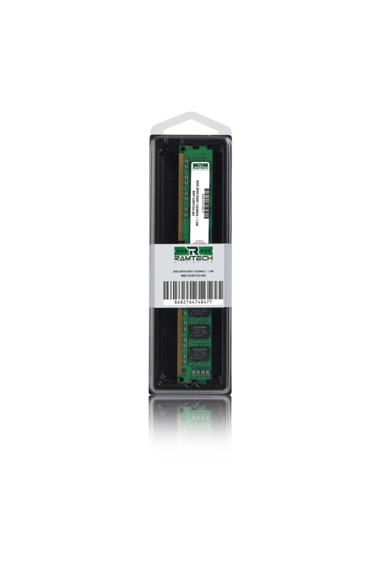 8gb DDR3 1333Mhz INTEL ve AMD İşlemcilere Uyumlu Masaüstü Ram 1.5w