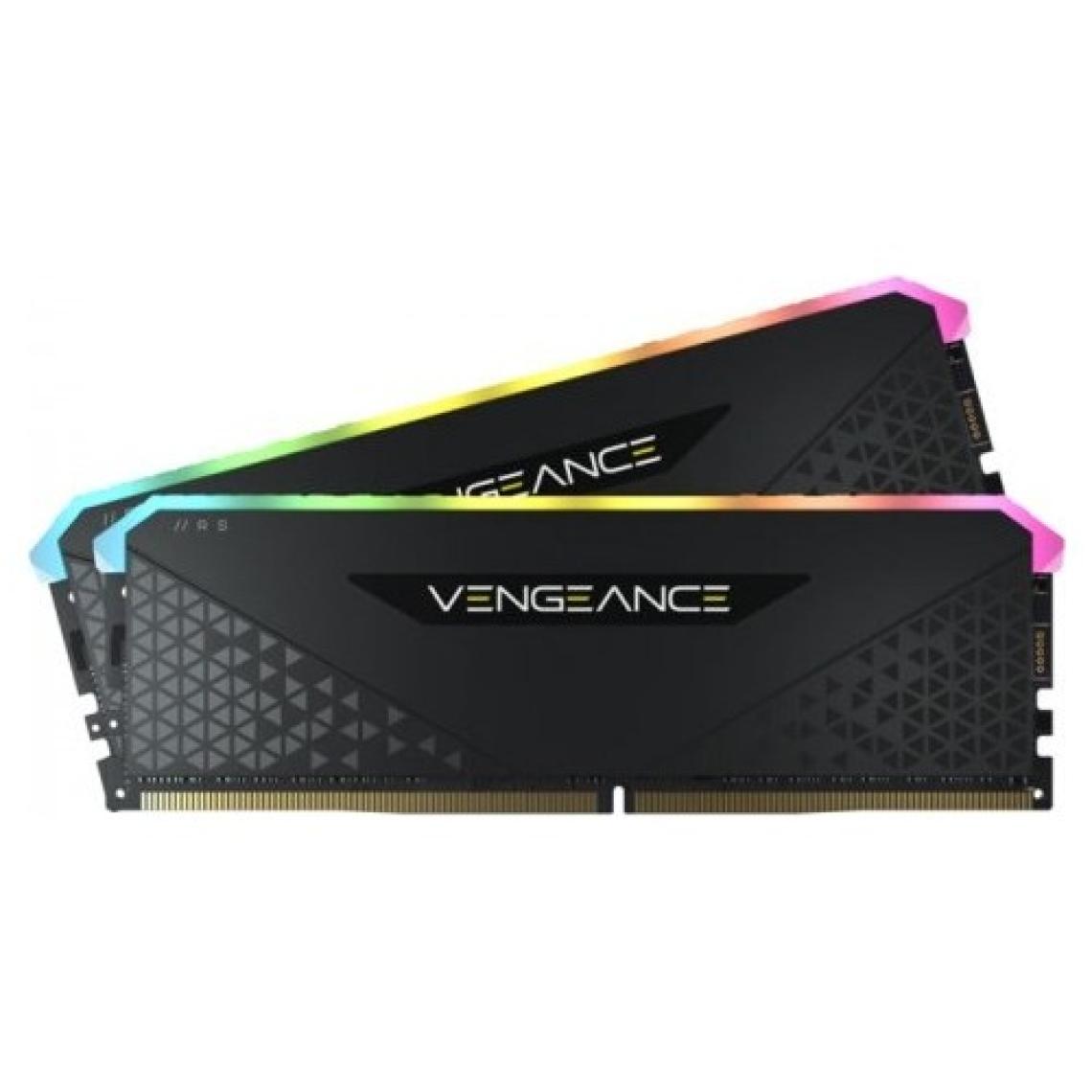 Corsair Vengeance RS RGB 16GB (2x 8GB) 3200 MHz DDR4 CL16 Dual Kit Ram - Siyah CMG16GX4M2E3200C16