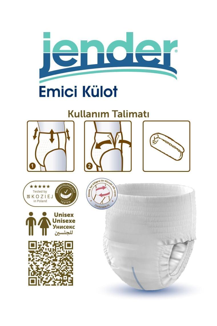 Emici Külot Yetişkin Bezi Medium 30x2 60 Adet