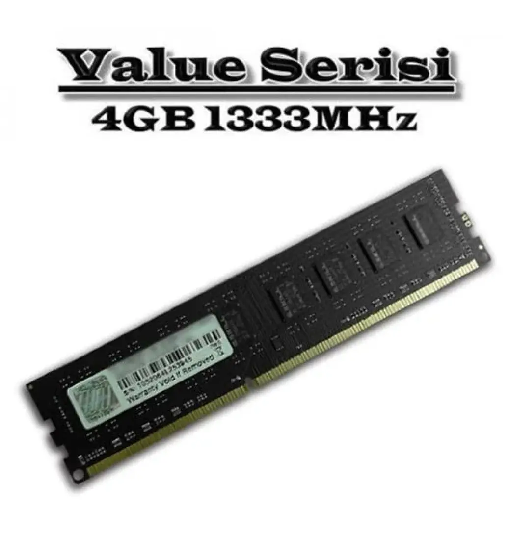 G.SKILL Value 4GB 1333MHz DDR3 Ram (F3-1333C9S-4GNS)