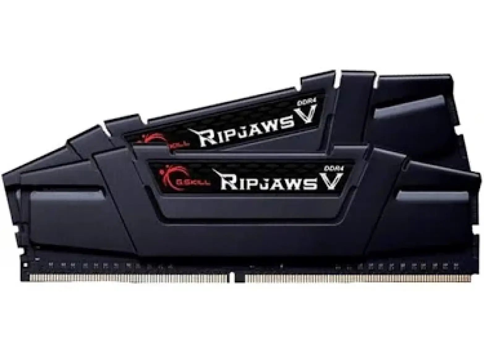 GSkill Ripjawsv Siyah 16GB (2x8GB) DDR4 3200MHz Soğutuculu CL16 RAM F4-3200C16D-16GVKB