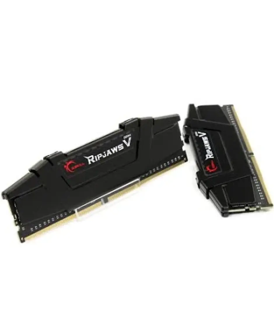 GSkill Ripjawsv Siyah 16GB (2x8GB) DDR4 3200MHz Soğutuculu CL16 RAM F4-3200C16D-16GVKB