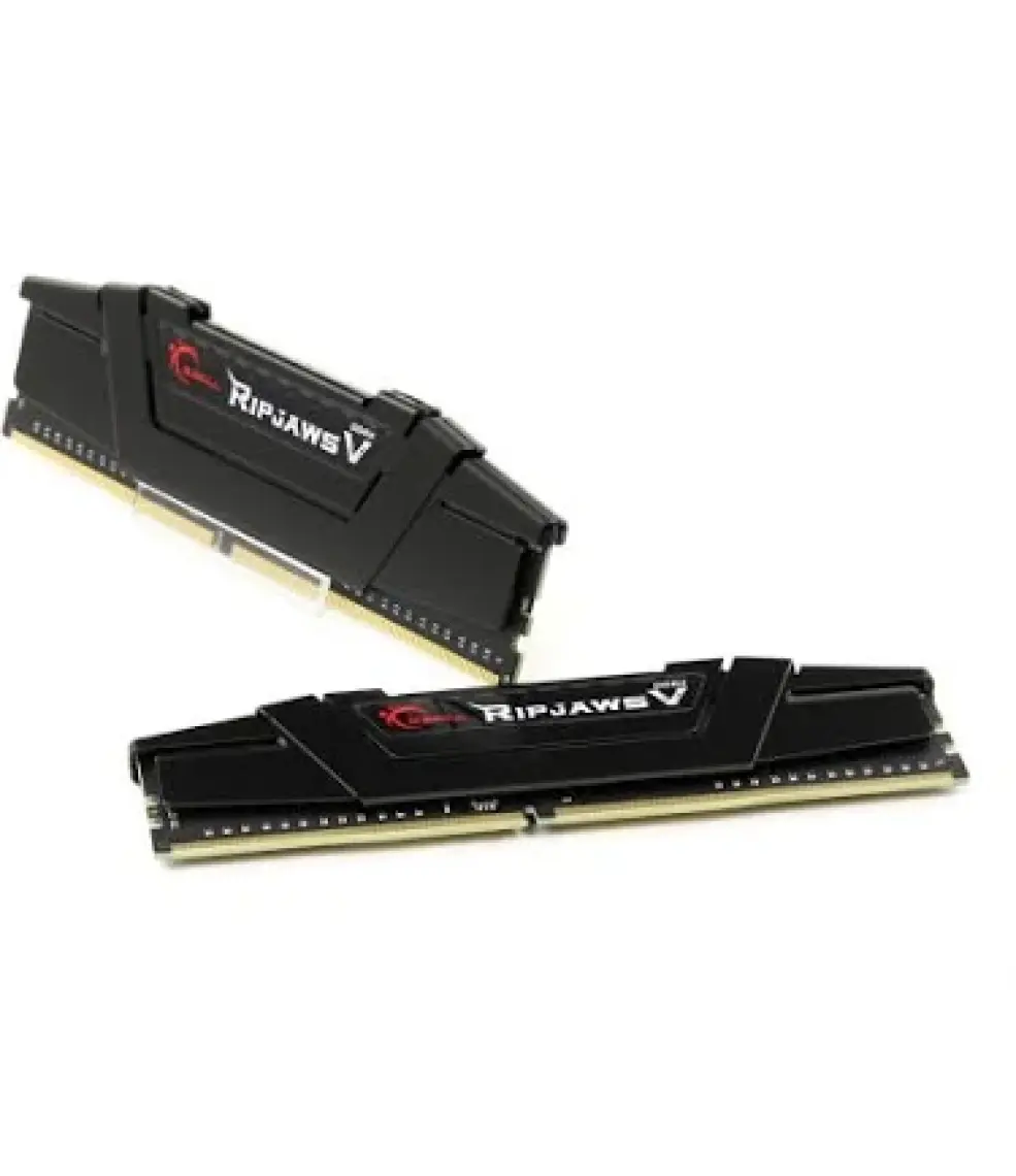 GSkill Ripjawsv Siyah 16GB (2x8GB) DDR4 3200MHz Soğutuculu CL16 RAM F4-3200C16D-16GVKB