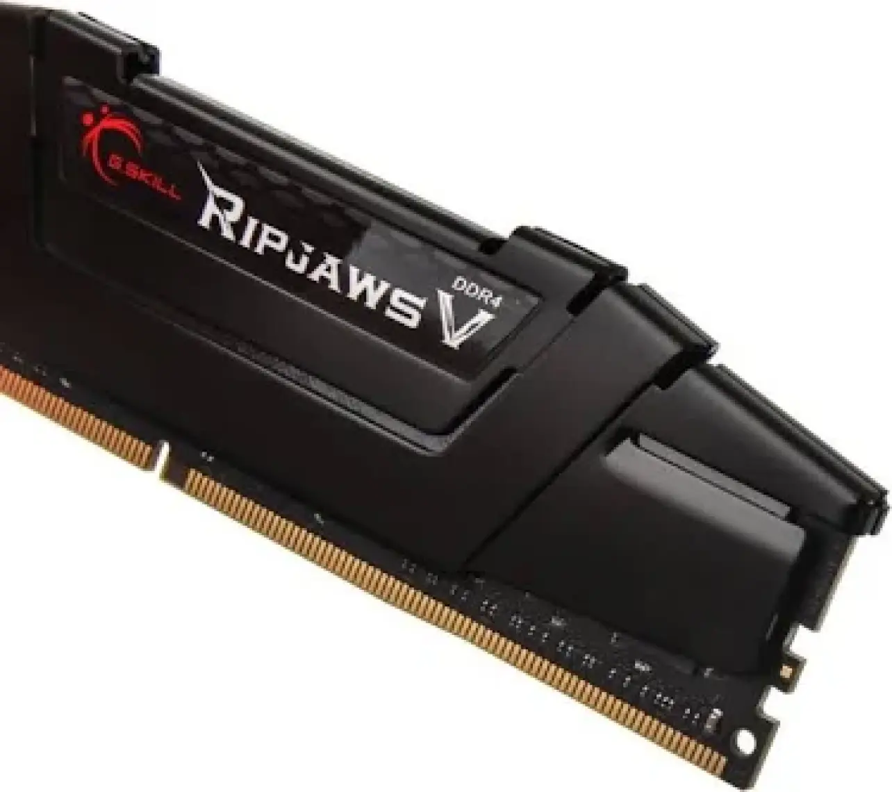 GSkill Ripjawsv Siyah 16GB (2x8GB) DDR4 3200MHz Soğutuculu CL16 RAM F4-3200C16D-16GVKB