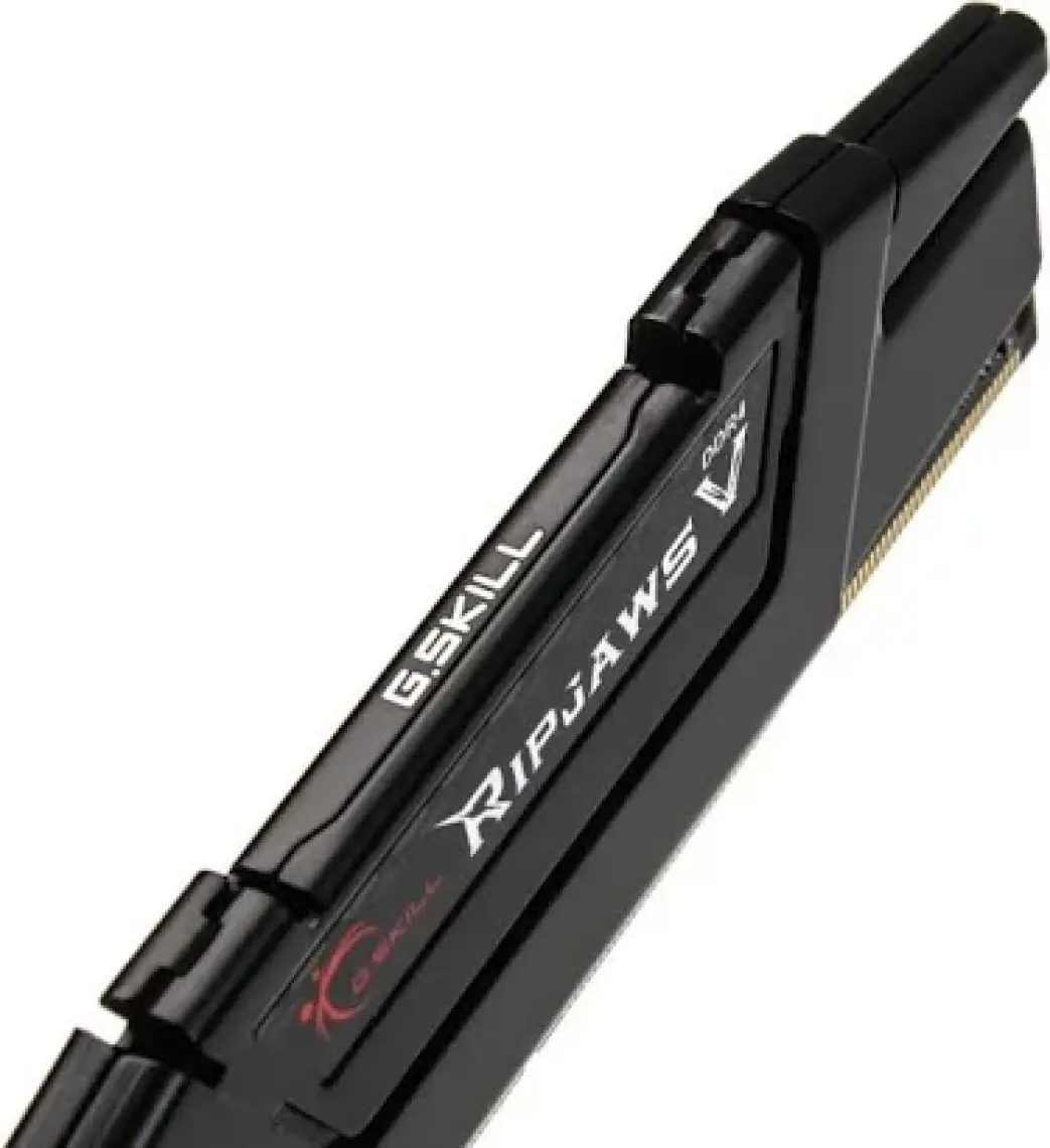 GSkill Ripjawsv Siyah 16GB (2x8GB) DDR4 3200MHz Soğutuculu CL16 RAM F4-3200C16D-16GVKB