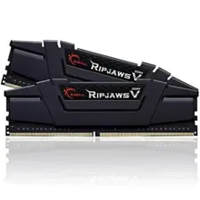 GSkill Ripjawsv Siyah 16GB (2x8GB) DDR4 3200MHz Soğutuculu CL16 RAM F4-3200C16D-16GVKB