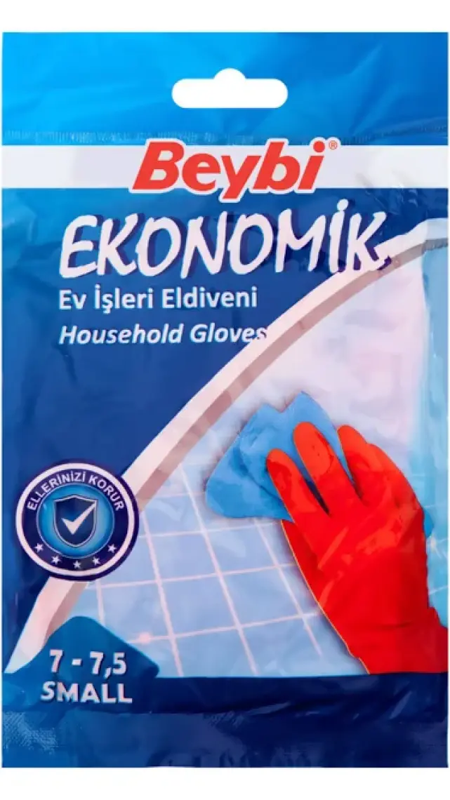 Beybi Ev İşleri Eldiveni (Pamuk Astarlı) Küçük Boy