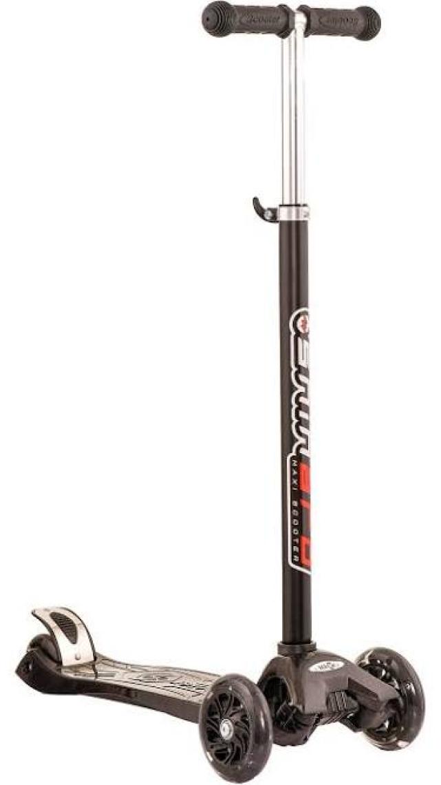 Can Oyuncak Shinaro MAXI Twister 3 Led Işıklı 3 Tekerli Yükseklik Ayarlı Scooter - SİYAH