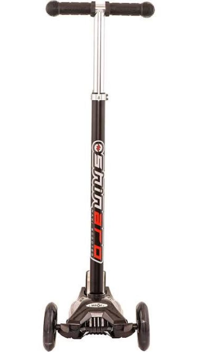Can Oyuncak Shinaro MAXI Twister 3 Led Işıklı 3 Tekerli Yükseklik Ayarlı Scooter - SİYAH
