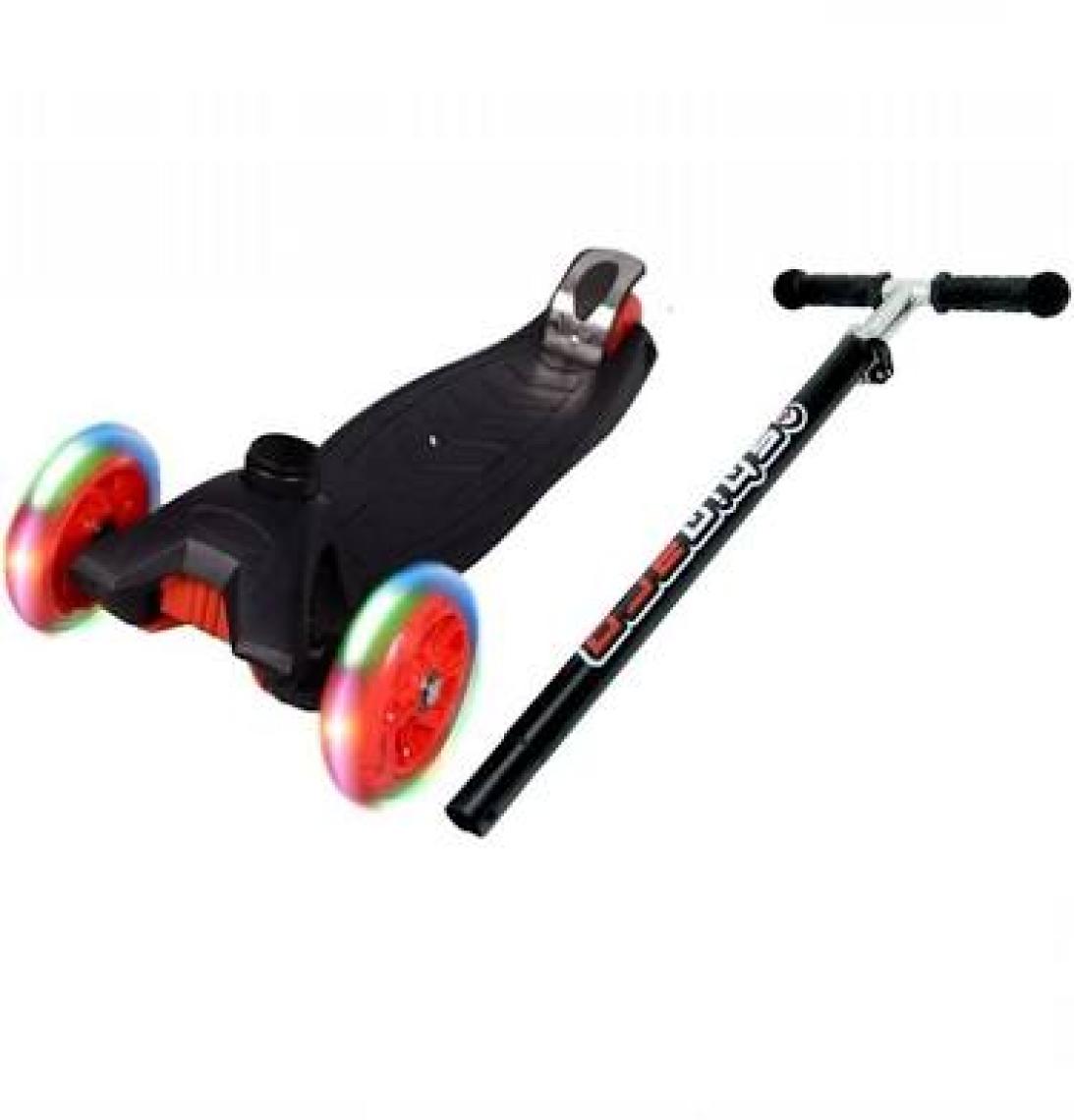 Can Oyuncak Shinaro MAXI Twister 3 Led Işıklı 3 Tekerli Yükseklik Ayarlı Scooter - SİYAH
