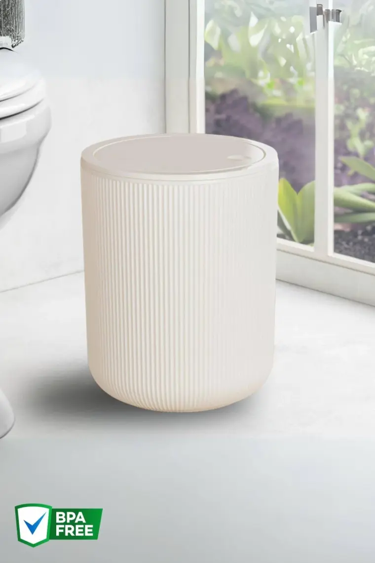 Nandy Home 4,5 Lt Yuvarlak Çöp Kovası, Banyo, Mutfak Çöp Kutusu