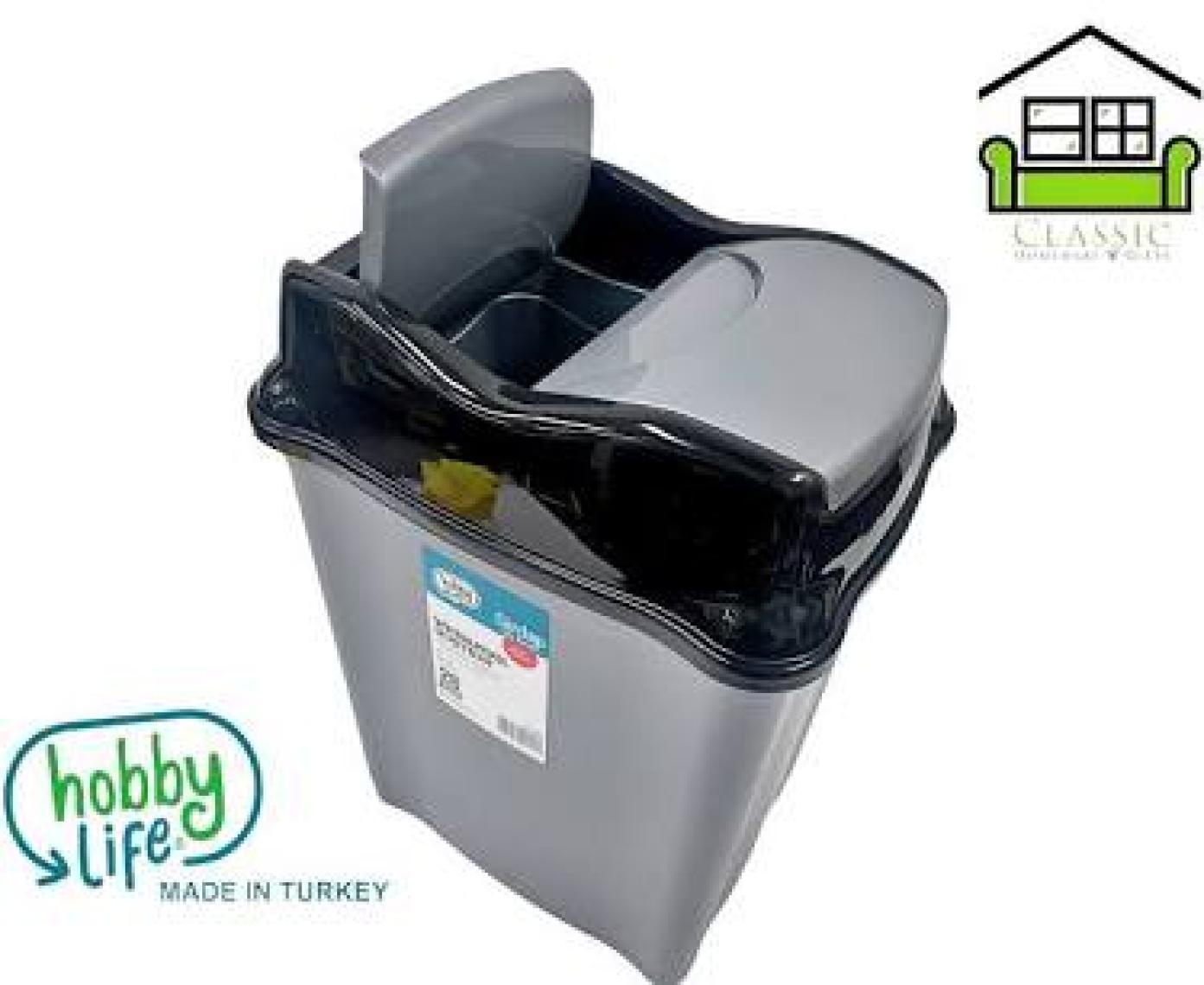 Hobby Life Plastik 4 No Girdap Çöp Kovası(28Lt)