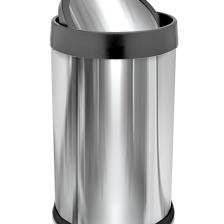 Palex 3822-12 Krom Pratik Kapaklı Çöp Kovası 12 LT