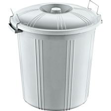 Akay Plastik Eko Çöp Kovası (90 lt) Jumbo Kilitli