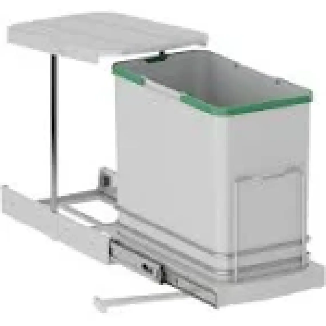 Starax S-2571 Raylı Çöp Kovası 24 Lt