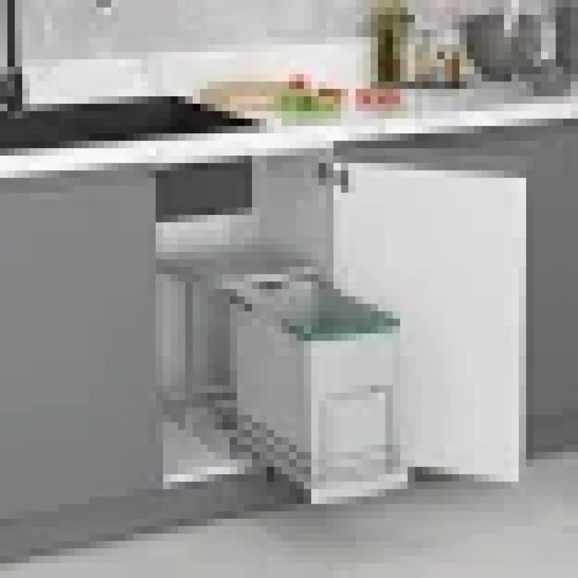 Starax S-2571 Raylı Çöp Kovası 24 Lt